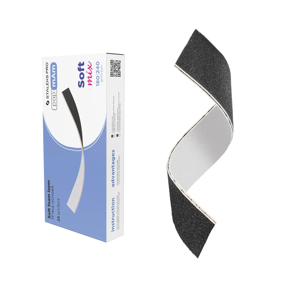 Limes jetables double face PapmAm Mix EXPERT - Le kit de 25 limes avec mousse